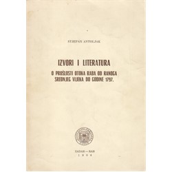 izvori i literatura o prošlosti otoka raba